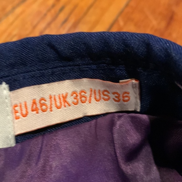 OppoSuits America Blue Star 4th of July Suit Jacket Blazer Men's size 36 Small - Picture 7 of 12